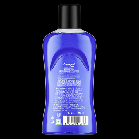 Pepsodent Germi Check+ Mouthwash 500ml